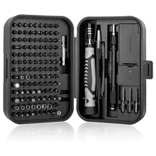 

Precision Screwdriver Set,New Version 130 in 1 Kit with 120 Screwdriver Bits, Repair Tool Kit with Magnetizer for Smart Phone
