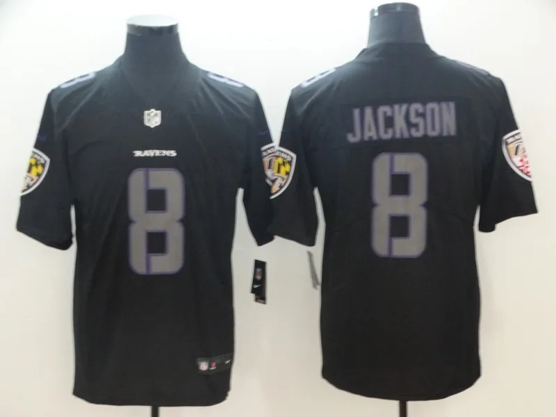 As photo Все сшитые мужские wo мужские новые молодежные Детские th Baltimore Lamar Jackson 8 Джерси - Цвет: As photo