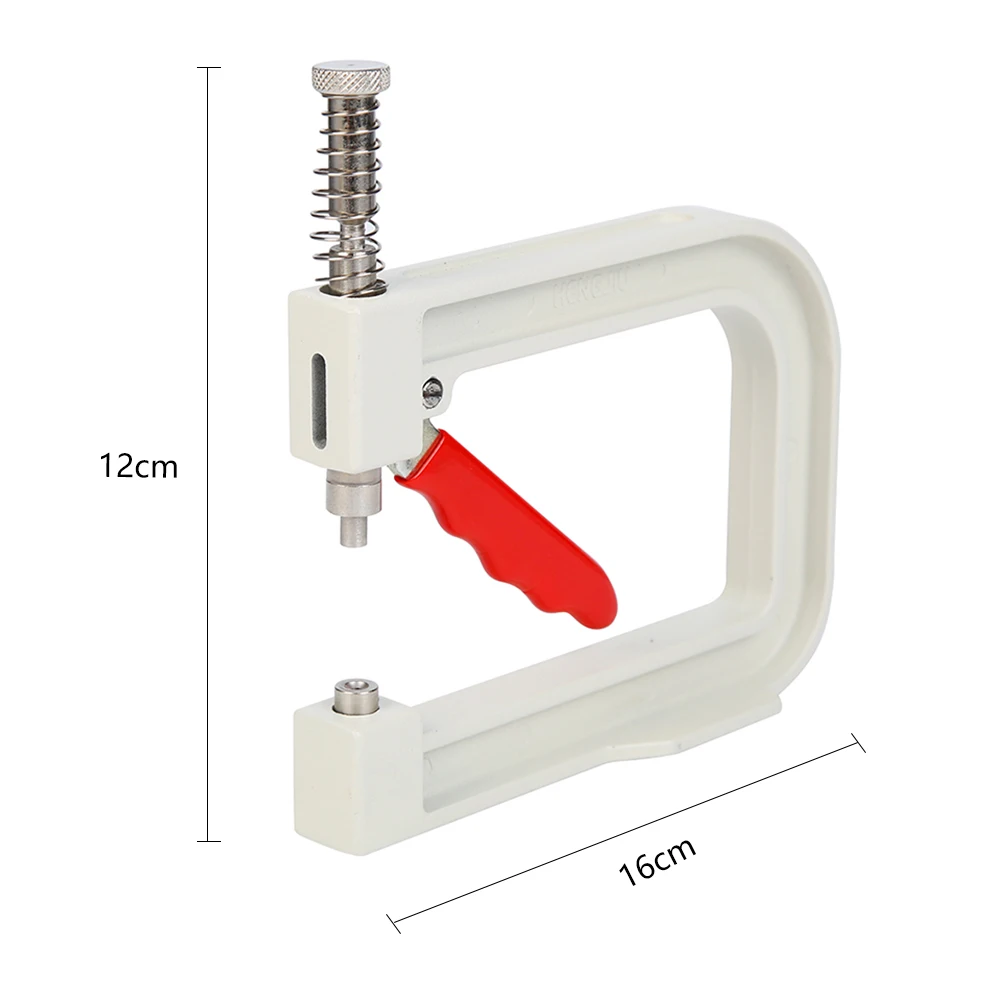 1 Набор ручной винт с гвоздями вязальная машина для тиснения одежды DIY машинный гаечный ключ жемчужные заклепки инструменты для шитья и рукоделия - Цвет: 16x12cm