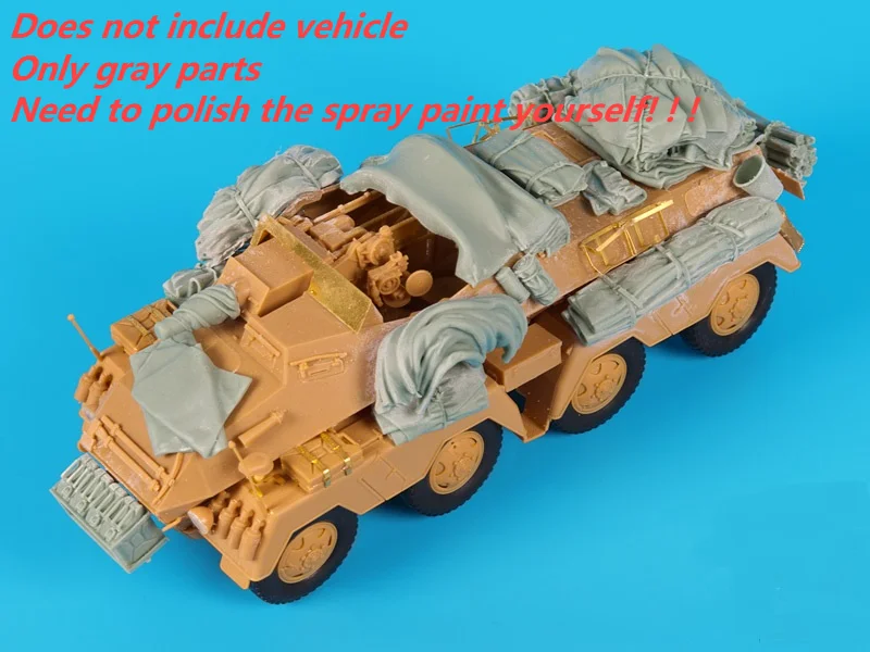 1:35 Scale Resin Die-casting Of Hummer Armored Vehicle Parts Modification Does Not Include Tank Unpainted Model 35822