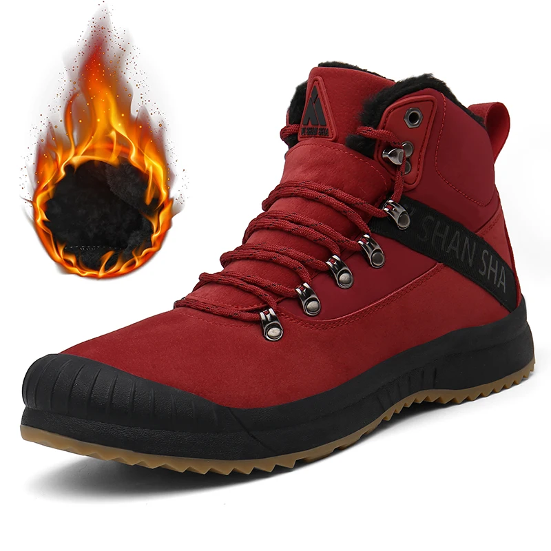 Cena Buty górskie zimowe buty taktyczne mężczyźni pluszowe sportowe trampki damskie buty śnieżne wspinaczka buty trekkingowe ciepłe buty trekingowe
