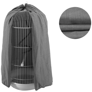 

Classic Round Dome Top Bird Cage Cover Shield Birdcage Light Covers Skirt Accessories Screen for Parakeets Budgies Love Birds