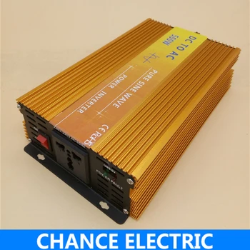 

500W/1000W Pure Sine Wave Inverter DC 12V 24V 48V to AC 110V 220V,Off Grid Inversor Portable 500W/1000W Power Inverter