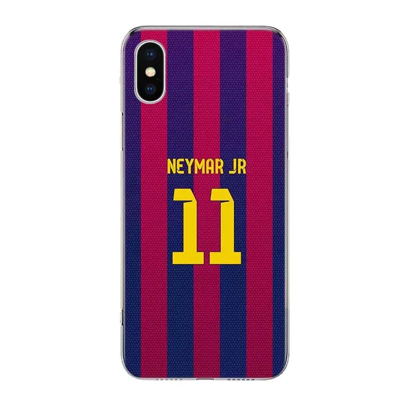 Чехол для телефона с изображением футболиста Неймара для iPhone 11 Pro 7 6X8 6S Plus XS MAX+ XR 5S SE 10 Ten Art TPU Coque Capa Shell