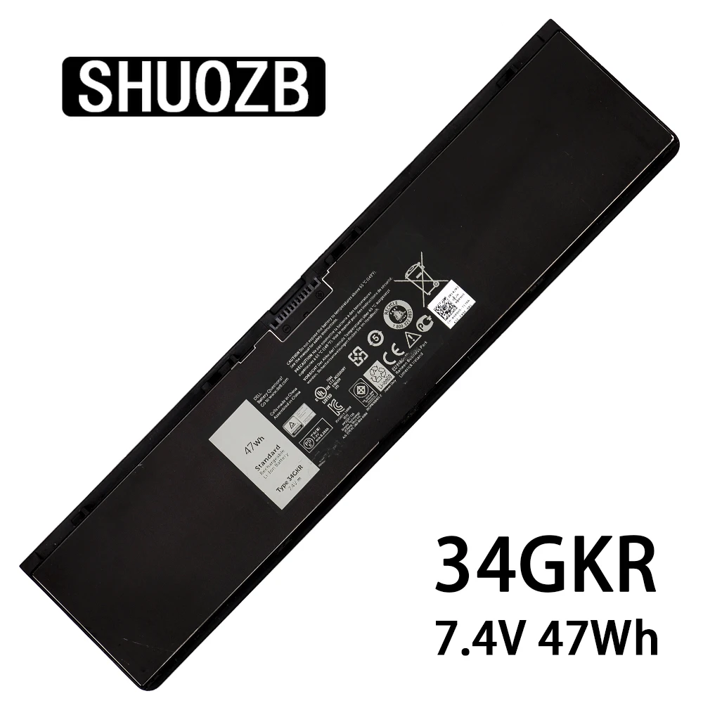 SHUOZB Новый 34GKR Аккумулятор для ноутбука 7 4 в 47 Втч DELL Latitude E7420 E7440 E7450 3rnfd V8XN3 G95J5 0909H5