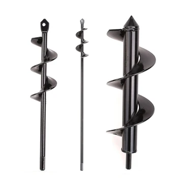 

2020 New 3Pcs/1 Set Hole Digger for Hex Drive Drill Non-Slip Auger Drill Bit Rust-Proof Rapid Planter Drop Ship Support