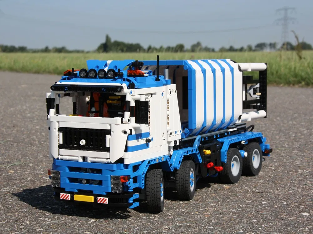 Новый Технология строительный блок Moc-12901silo грузовик Шестерни разгрузочная