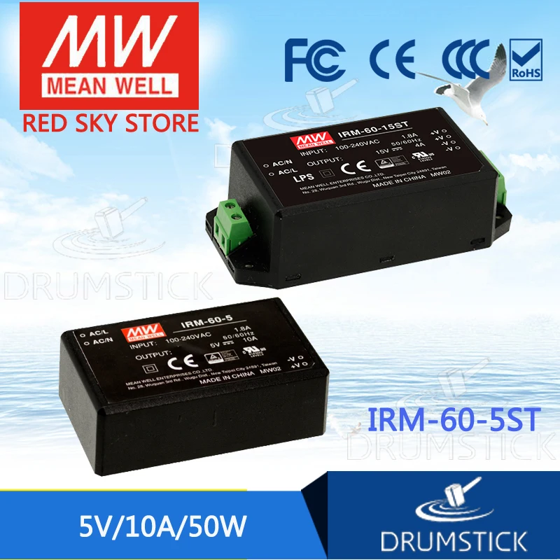 Специальные предложения означает хорошо IRM 60 5ST 5V 10A meanwell 50W винтовой терминал