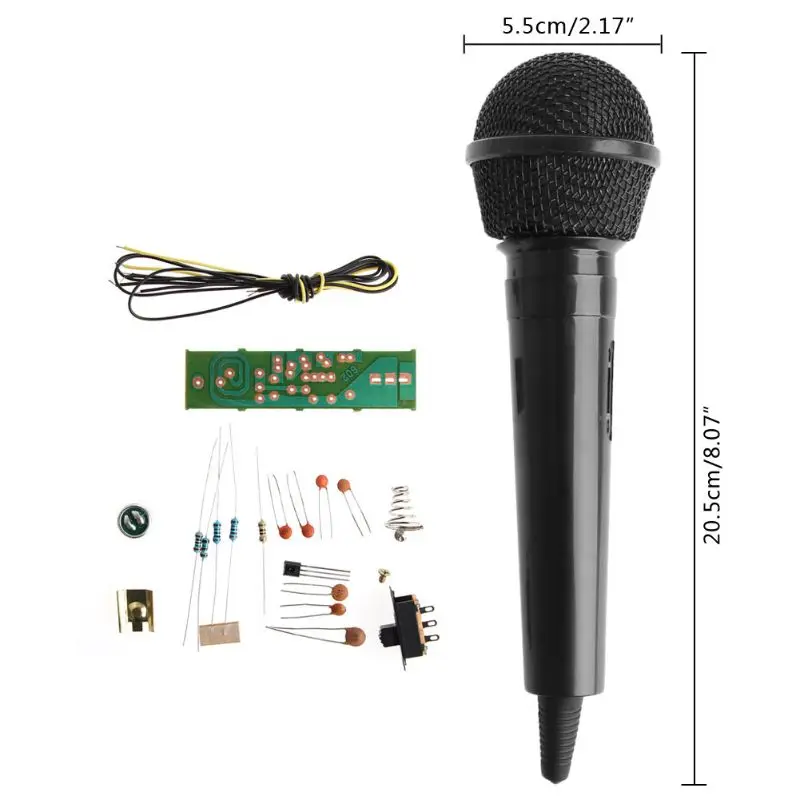 

Wireless Microphone FM Kit Training Electronics Production Parts DIY