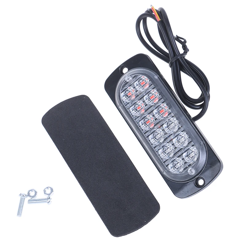 Новейший 12LED автомобильный Грузовик пикап аварийный ультра тонкий 36 Вт Высокая