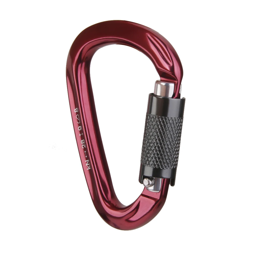 

Safety Rappelling Rescue Mountaineering Rock Tree Climbing Carabiner 28KN