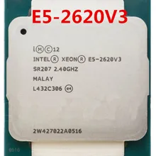 E5 2620V3 процессор Intel Xeon E5-2620V3 6 ядер 2,40 ГГц 15 Мб FCLGA2011-V3 85 Вт 22 нм процессор E5-2620 V3