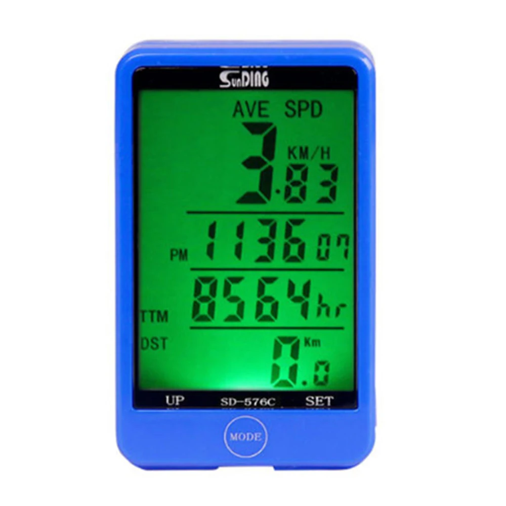Тонкая работа Sunding SD-576C водонепроницаемый сенсорный беспроводной Велосипедный компьютер Спидометр с подсветкой простая установка