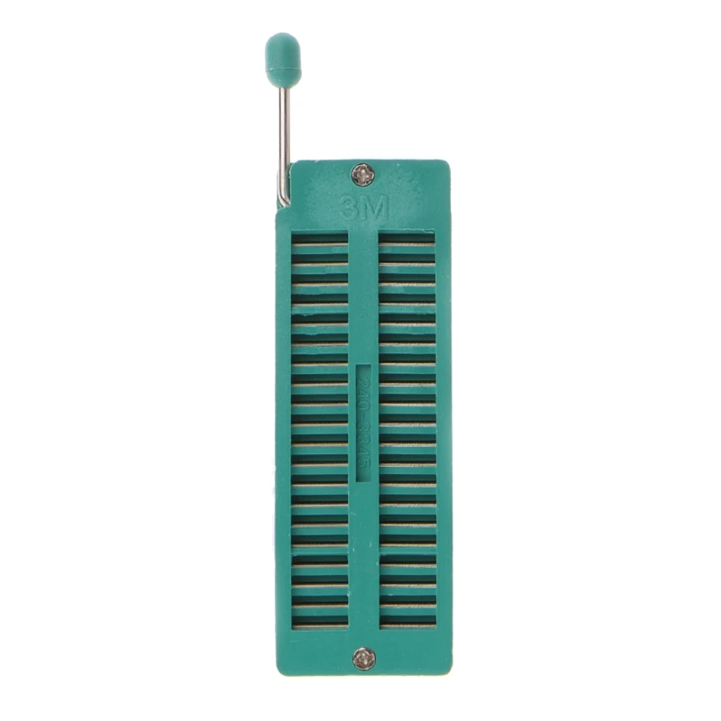 

16 20 24 28 40 P Pin 2.54MM Green DIP Test Universal ZIF IC Socket Welding Type D5BD