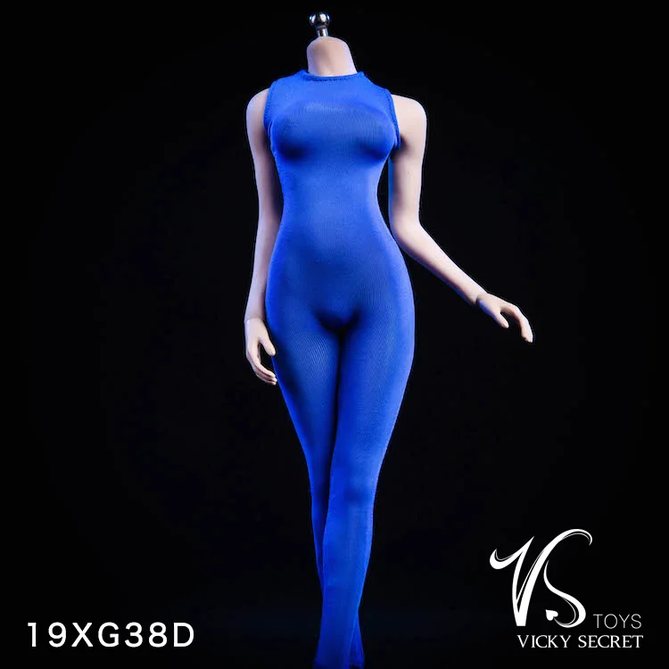 

1/6 Female Figure Accessory Sexy Sleeveless Bodysuit Undercoat Jumpsuit for 12'' Action Figure Body Accessory 19XG38 Toy