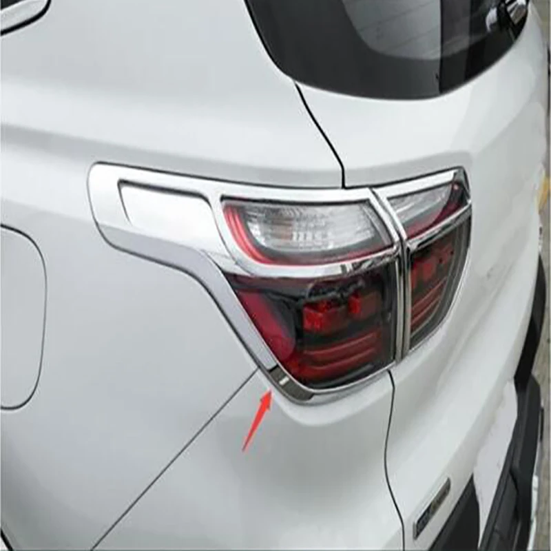 18 для Kia нового поколения Sportage задний фонарь абажур, предназначенный после фары Декоративная полоса ABS задний фонарь рамка декоративная