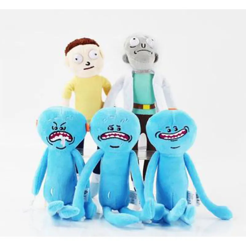 

2020New Rick and morty Plush Toy Sanchez Smith Mr Meeseeks Jerry Summer Poopybutthole Happy Sad Scientist Stuffed Dolls gift