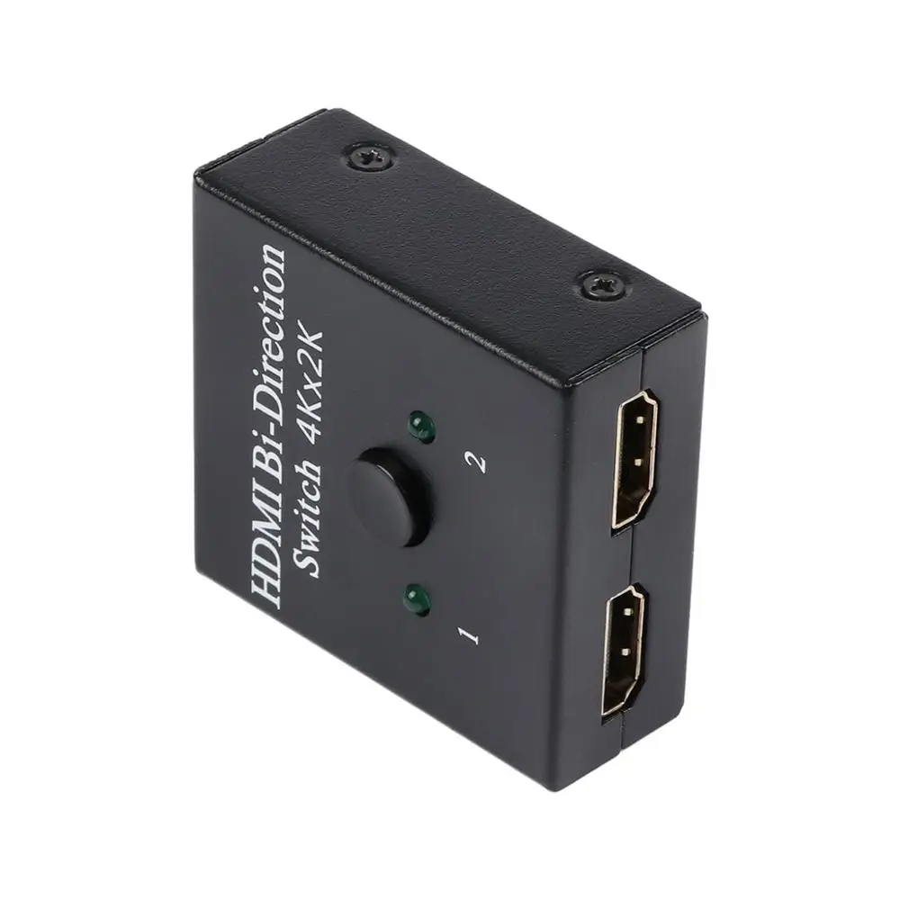 2-портовый HDMI двунаправленный переключатель 2x1 коммутатор 1x2 сплиттера селектор 3D Поддержка hdtv, Blu-Ray плеер, smart tv box