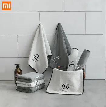 

Xiaomi Mijia Constellation towel 34*75CM Female cotton towel Women bathing quick-drying absorbent Home towel Men Sports towel