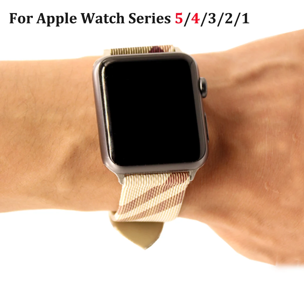 

For Apple Watch Series 5 4 3 2 1 Band Leather Watchband Strap Replacement Wristband for iWatch 44MM 40MM 42MM 38MM Bracelet Belt