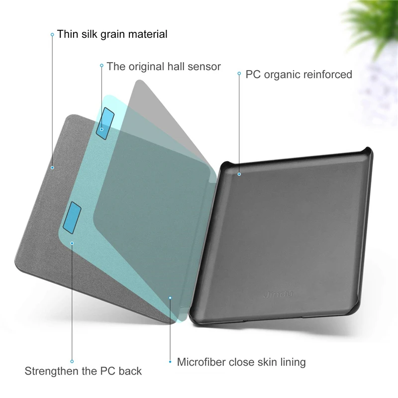 Для всех новых Kindle чехол тонкий легкий из искусственной кожи смарт-чехол для всех новых Kindle 10го поколения