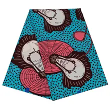 Африканский красный Анкара Хлопок Ткань Высокое новые Принты Ткань Голландский Воск голландский воск 6 ярдов/партия