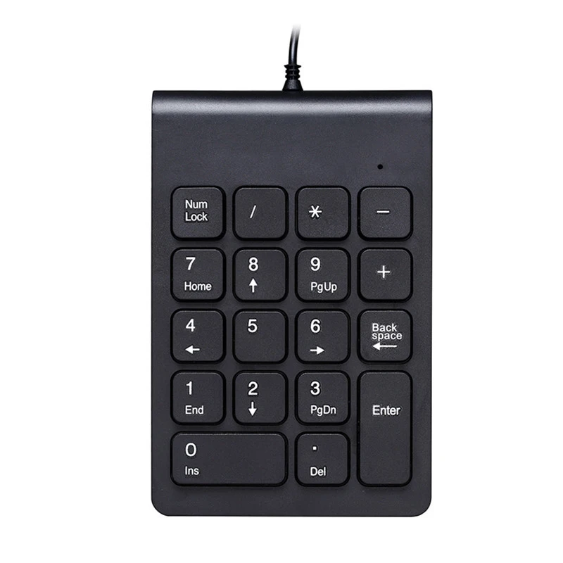 USB PS/2 универсальная Ультратонкая цифровая клавиатура номер мини-клавиатура подключи и играй, нет необходимости устанавливать драйверы