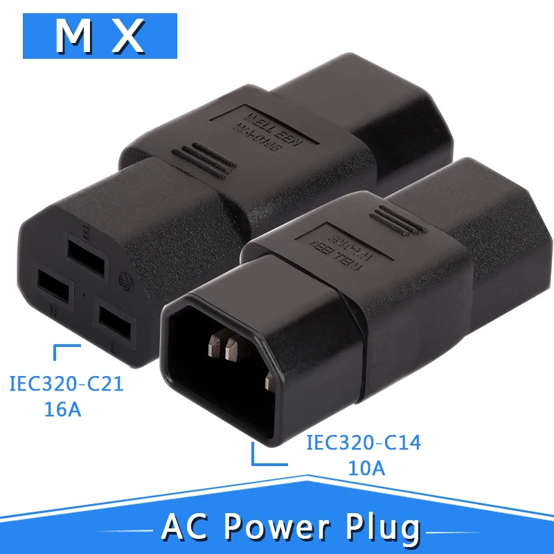 Переходник с адаптера питания IEC320 C14 на C21 IEC 320 для PDU UPS 15 А | Электроника