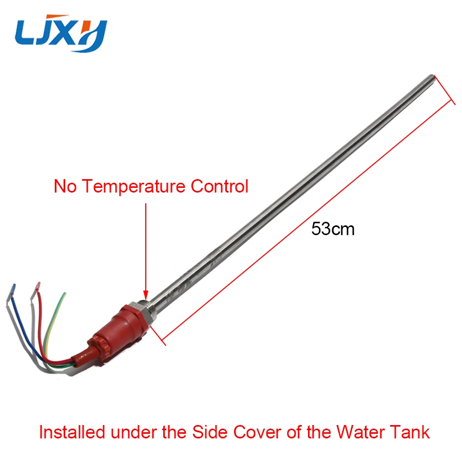 LJXH 20mm/25mm Thread Side Inserted Solar Water Heater Auxiliary Heater Electric Heating Tube No Temperature Control 2