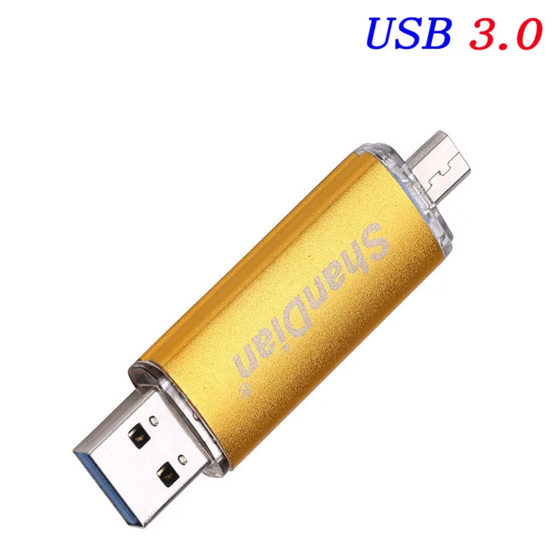 JASTER USB 3,0 Смартфон USB флэш-накопитель OTG Micro memory stick смартфон U диск 4G/8G/16G/32G/64G память подарок - Цвет: Yellow