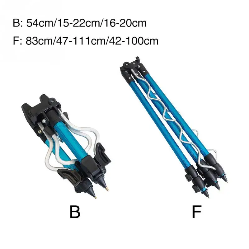 

Three-legged fishing bracket telescopic folding large thick aluminum alloy turret tripod hanging bucket