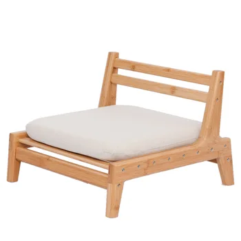 

Creative Japanese room bamboo chair style bay window tatami lazy multifunctional portable short leg single back