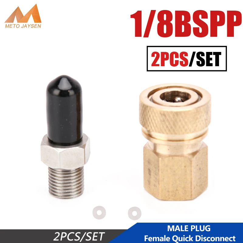 Male-Plug-Connector Coupling-Fittings Disconnect Pcp Paintball M10x1 Quick 8mm Socket