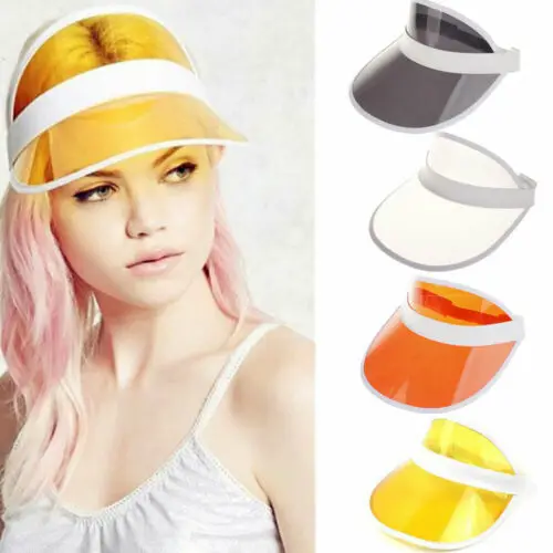 transparent sun visor hat
