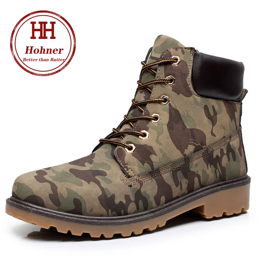 

Hohner autumn and winter ladies fashion trend handsome round head low with retro snow boots
