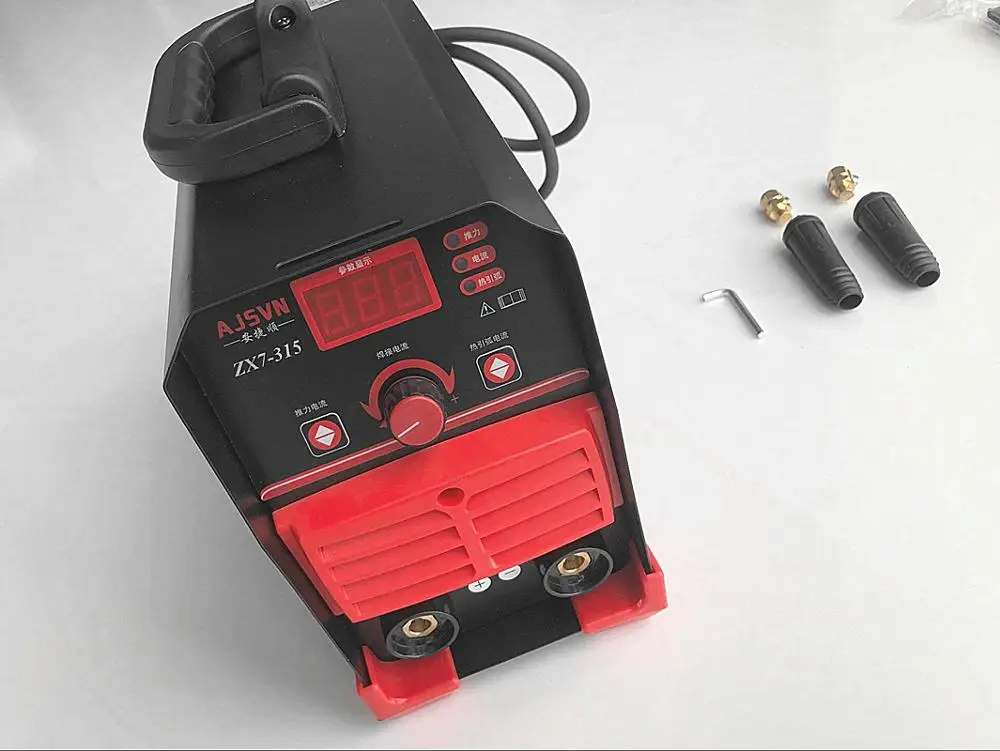 220V Регулируемый 20A 250A IGBT мини сварочный аппарат цифровой дисплей портативный