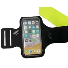 Стиль Светоотражающая подвеска спортивный нарукавник Регулировка руки вокруг мобильного телефона руки ремень высокочувствительный сенсорный экран Беговая рука