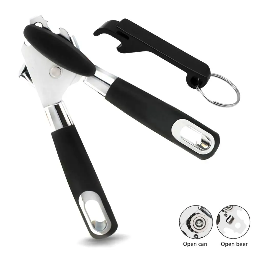 

Multi Function Can Beer Bottle Opener All in One Jar Gripper Can Beer Lid Twist Off Jar Wine Opener Claw VIP Dropshipping