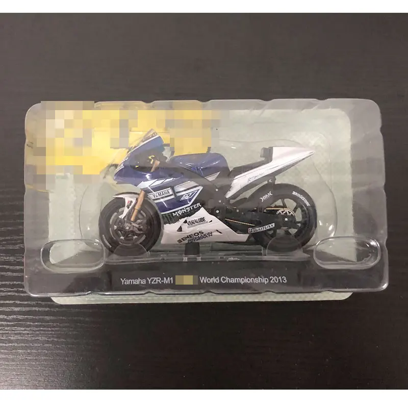 LEO 1/18 масштабные игрушки, модели мотоциклов Yamaha YZR-M1 чемпион мира 2013 литья под давлением металлический мотоцикл модель ручной работы игрушка для подарка, коллекция