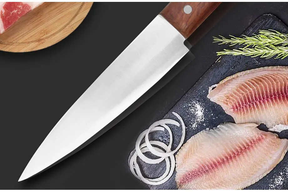 Upspirit Нержавеющая сталь японский Ножи рыбы мяса косточки Кливер фруктовый, овощной слайсер лосось нож для суши шеф-повара Кухня ножи