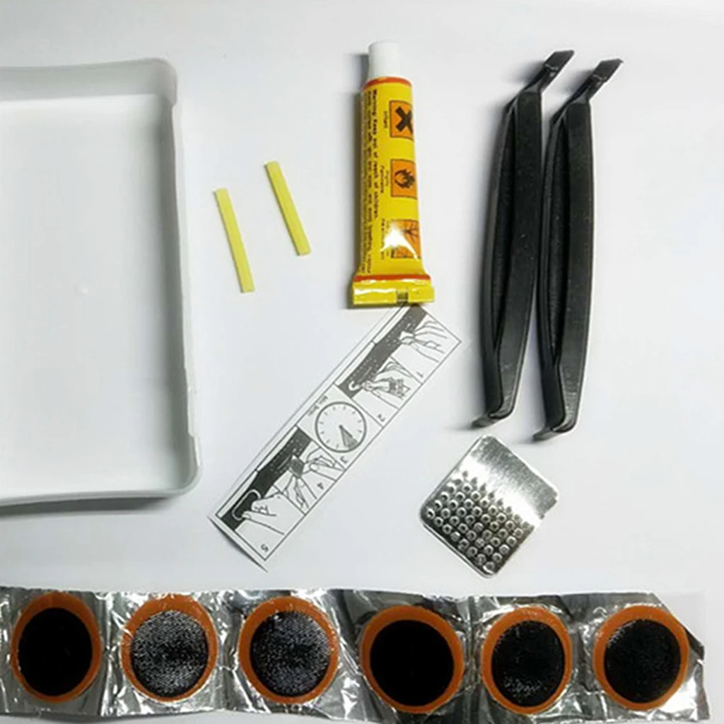 Набор инструментов для ремонта велосипедных шин наклейка проколов шоссейных