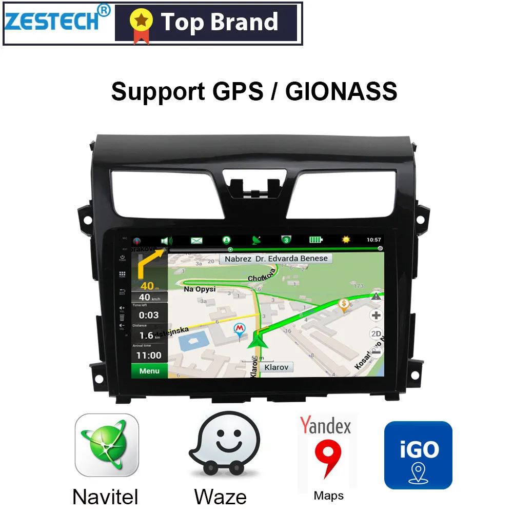 Flash Deal 1 din Android 9.0 IPS+2.5D 10.1"  GPS Radio Car DVD Player for Nissan Teana 2013 Car Head Unit Car  GPS DVD  Multimedia SWC DSP 4