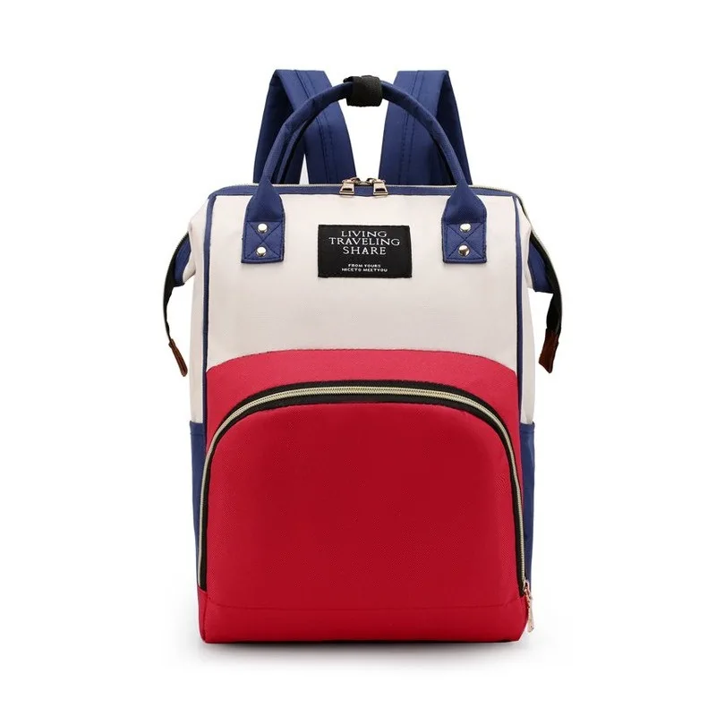 

Cross Border 2018 Fashion Diaper Bag Multi-functional Large-Volume Mom And Baby Diaper Bag Backpack Mom Nursing Handbag