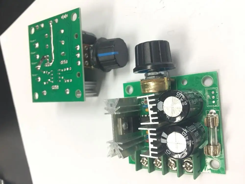 12V~ 40V 10A ШИМ DC регулятор скорости двигателя переключатель управления Лер регулятор напряжения диммер