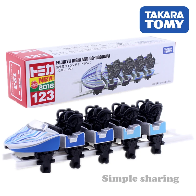 Takara Tomy Long Tomica 123 Fuji Q Highland Do Over Dodonpa Roller Coaster 1/59 литой под давлением металлический