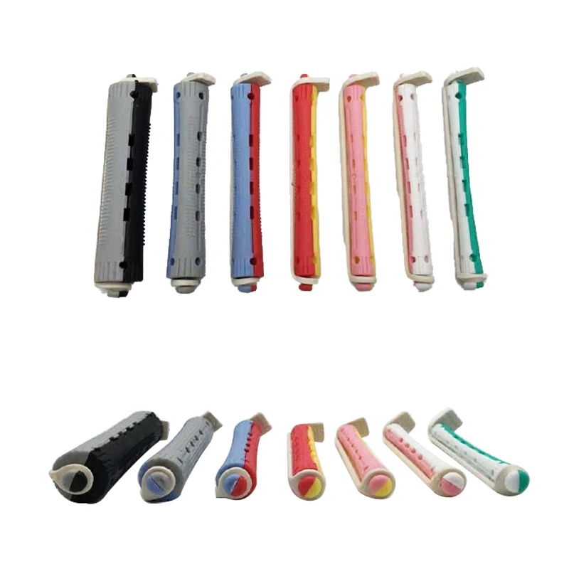 12 unids/lote pelo rizador tirar Core rodillo de pelo rizadores de pelo mágicos rodillos de formadores de barbero Herramienta de Peinado salón Accesorios