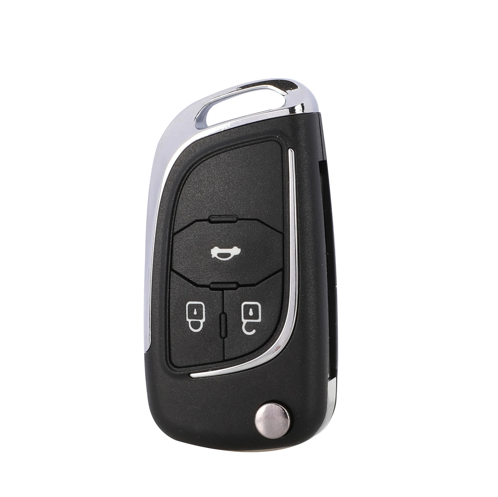 jingyuqin 10ps Modified Folding Remote Car Key Shell Fob Case For Chevrolet  Cruze Epica Lova Camaro Impala HU100 With Logo