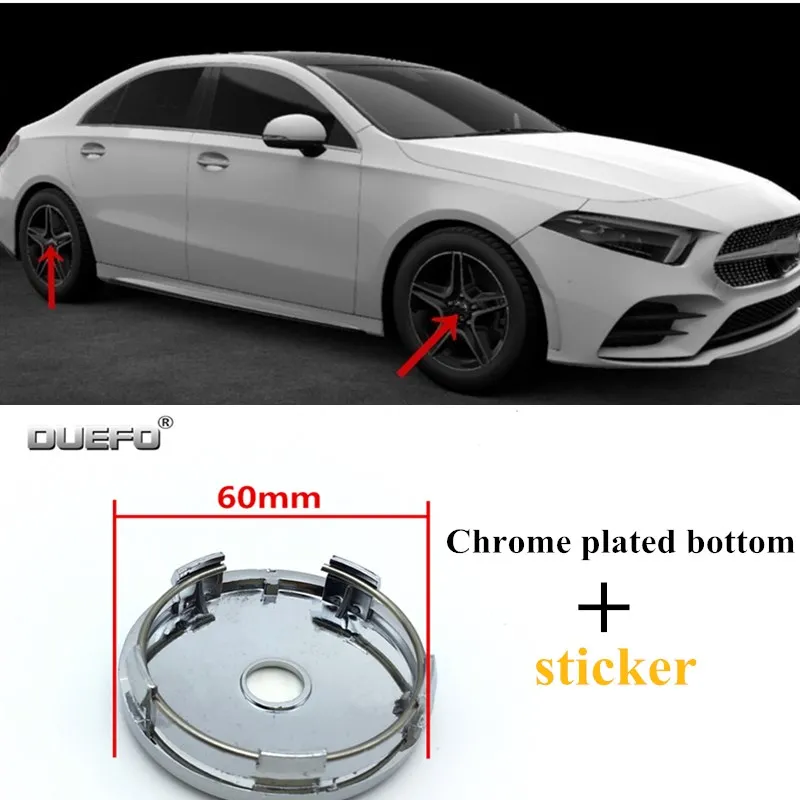4 шт./60 мм Автомобильный Стайлинг 3D наклейки для Chevrolet Chevy Cruze Малибу каптива обод
