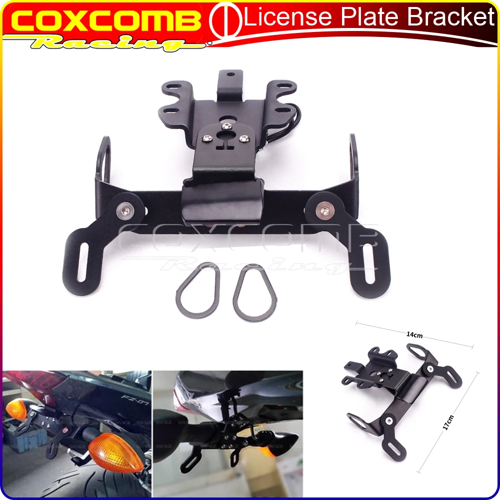 Accessori Moto Tail Tidy Fender Eliminator Supporto Targa Cnc Luce Led Per Yamaha Mt-07 Mt07 Mt 07 2014-2020