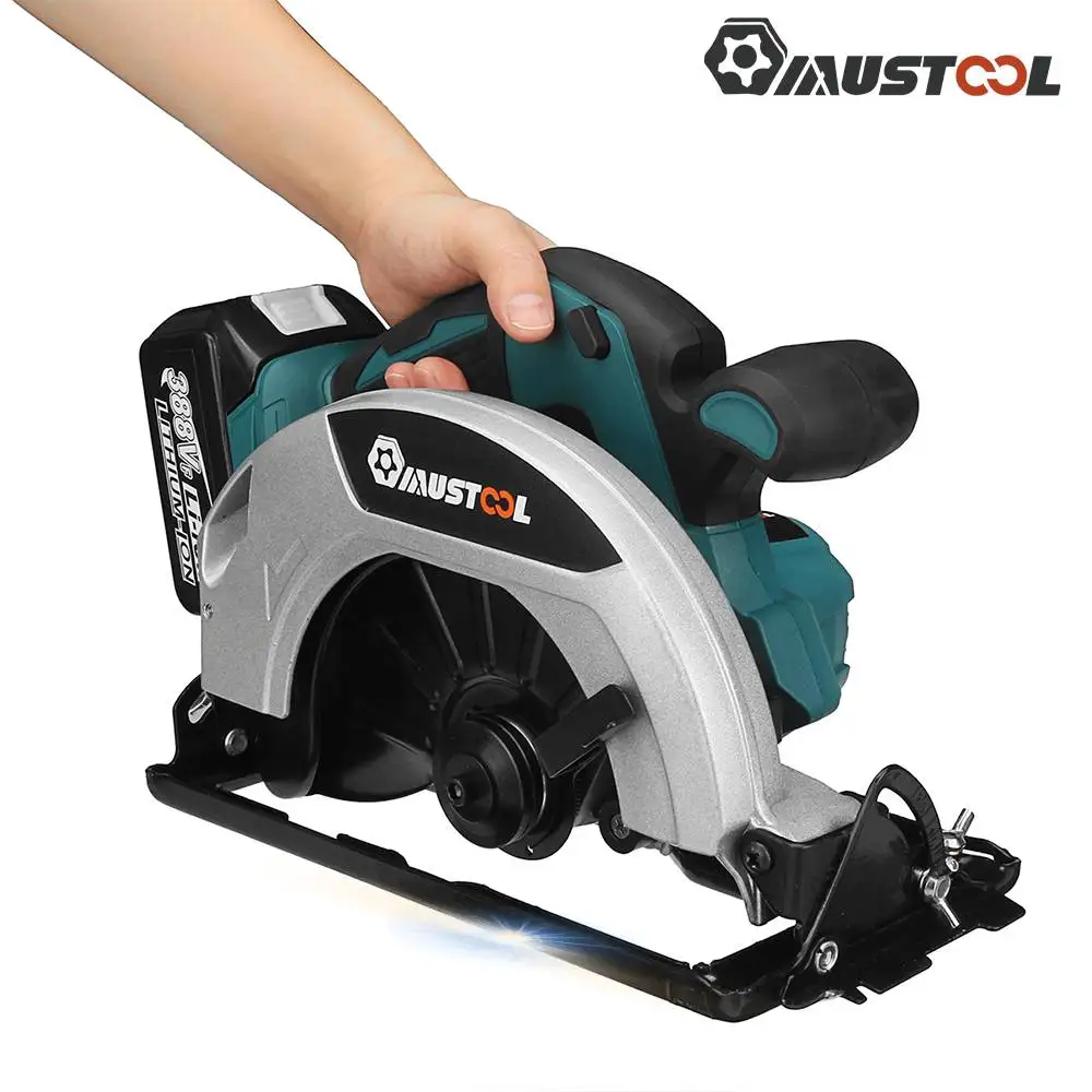 MUSTOOL 7inch Brushless Electric Circular Saw Handle Cordless Power Tools Cutting Machine For Makita 18V Battery | Инструменты